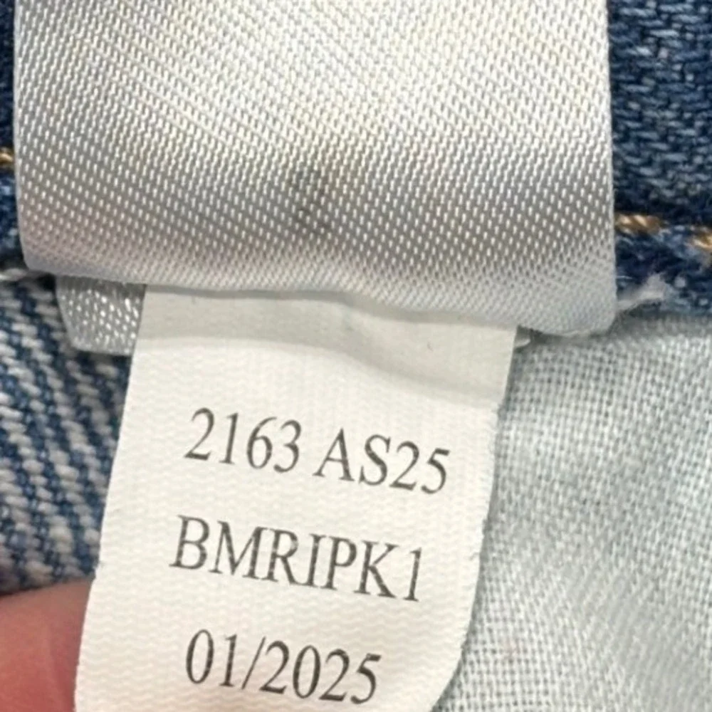 Aeropostale Baggy Jorts Women S Blue Denim Carpenter Frayed Hem BMRIPK1